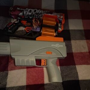 sale for 2 play guns (one is an orbeez gun , n nerf gun)